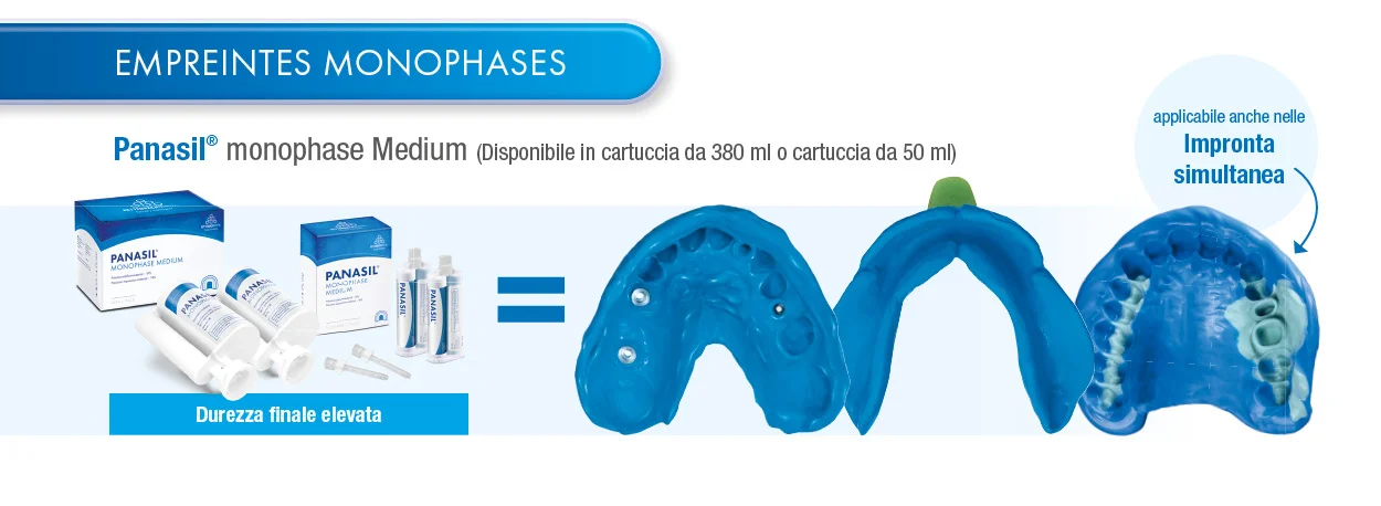 Panasil monophase Medium (Disponibile in cartuccia da 380 ml o cartuccia da 50 ml)