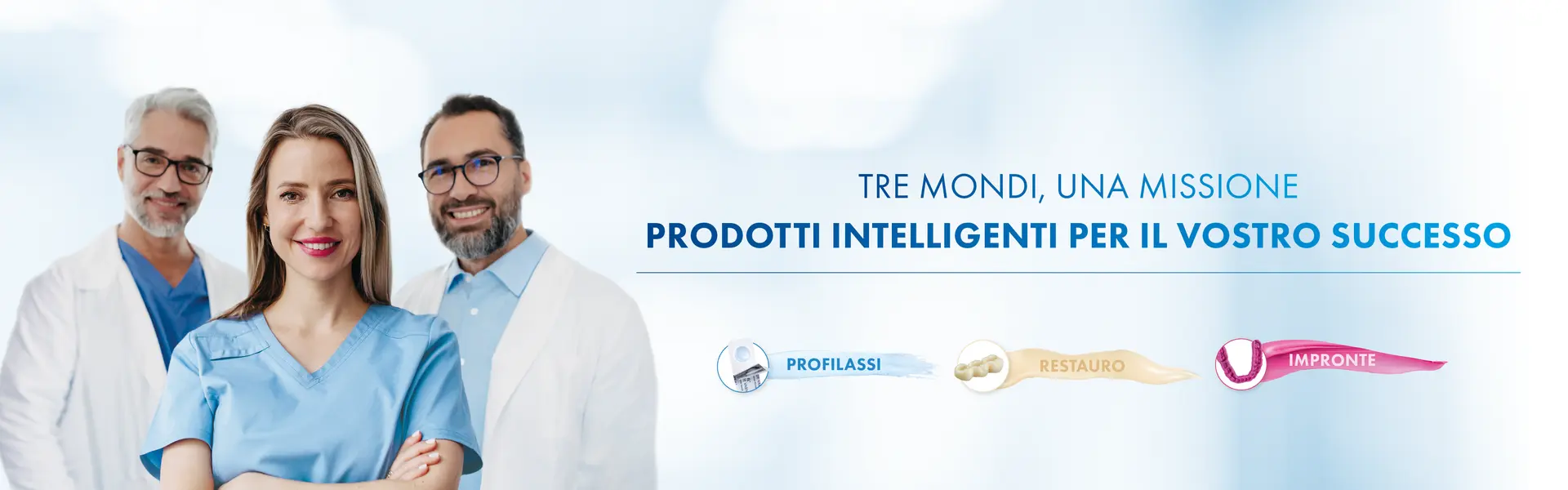 Tre mondi, una missione: Prodotti intelligenti per il vostro successo